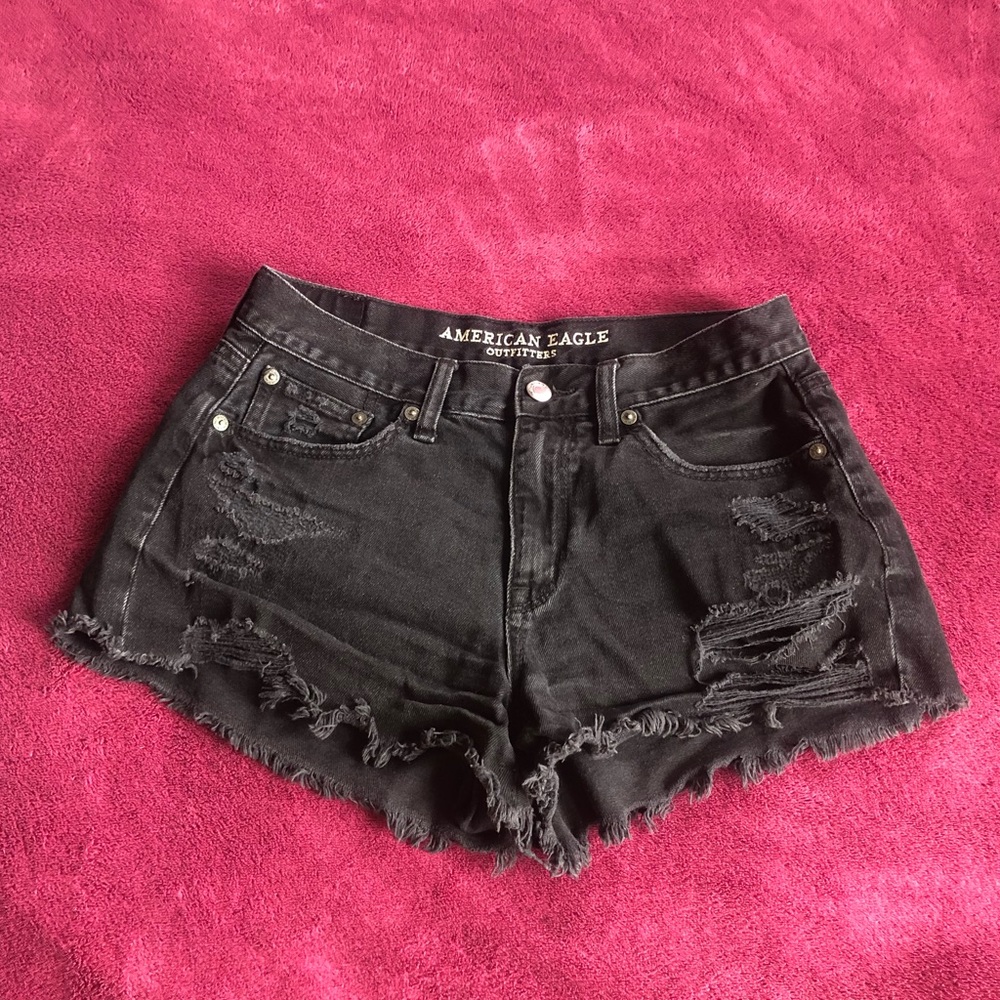 American Eagle high waisted denim shorts